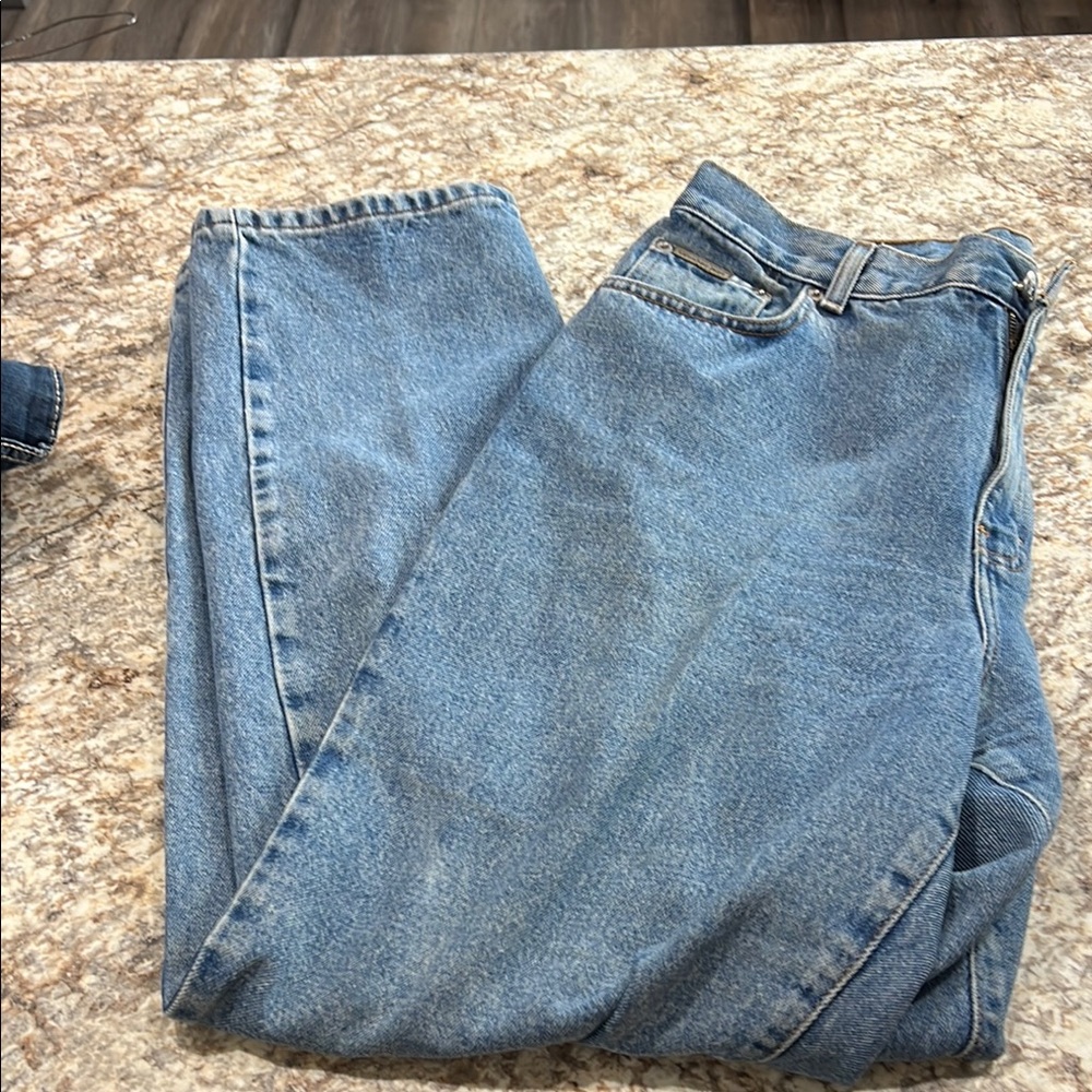 Calvin Klein Denim Blue Straight Leg Jeans